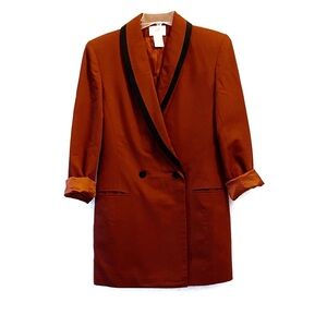 Vintage Chocolate Brown Blazer Size Medium